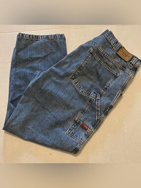 Chaps Men's Straight-Leg Blue Workstyle Jeans